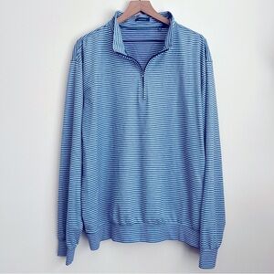 Turtleson Carter Stripe Quater Zip Pullover XXL